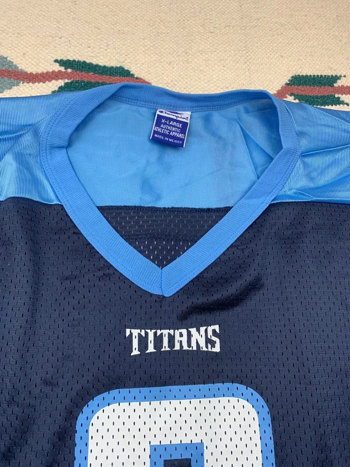Винтажная футболка 90-х Champion Tennessee Titans Steve McNair размер 48 (XL) Alcorn State - Изображение 4 из 4