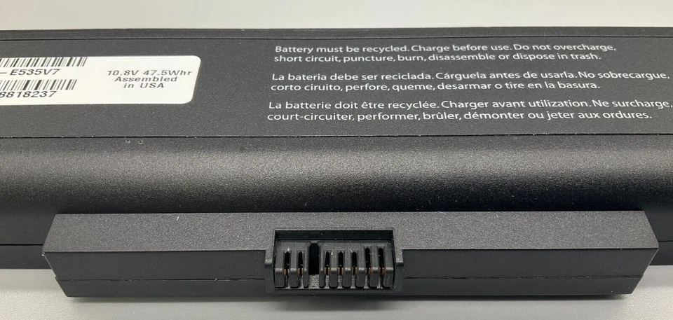 Batería de iones de litio V7 de 6 celdas para portátil Lenovo ThinkPad 10,8 V 4400 mAh IBM-E535V7 Foto 4 de 4