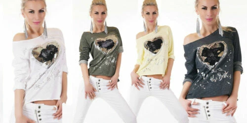 Damenblusen, - tops & Made in Italy Shirts