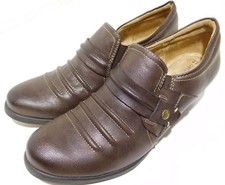 Naturalizer Kaz Women Round Toe Synthetic Brown Loafer US 7M, 7.5M NEW