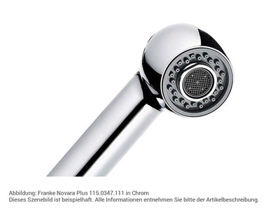 FRANKE 115.0693.842 NIEDERDRUCK Armatur NOVARA-PLUS in Black Matt 