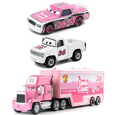 3 Stück Modellauto Disney Pixar Cars Nr.36 Tank Coat Truck & Pickup&Car McQueen