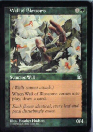 Wall of Blossoms - Stronghold: #125, Magic: The Gathering Lp R112