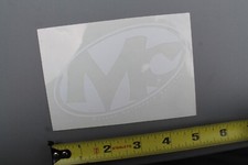 MC McCloud Surfboards Designs Clear White Original V60A Vintage Surfing STICKER