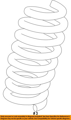 Cadillac GM OEM 16-17 CTS Rear Suspension-Spring 23496650 | eBay 