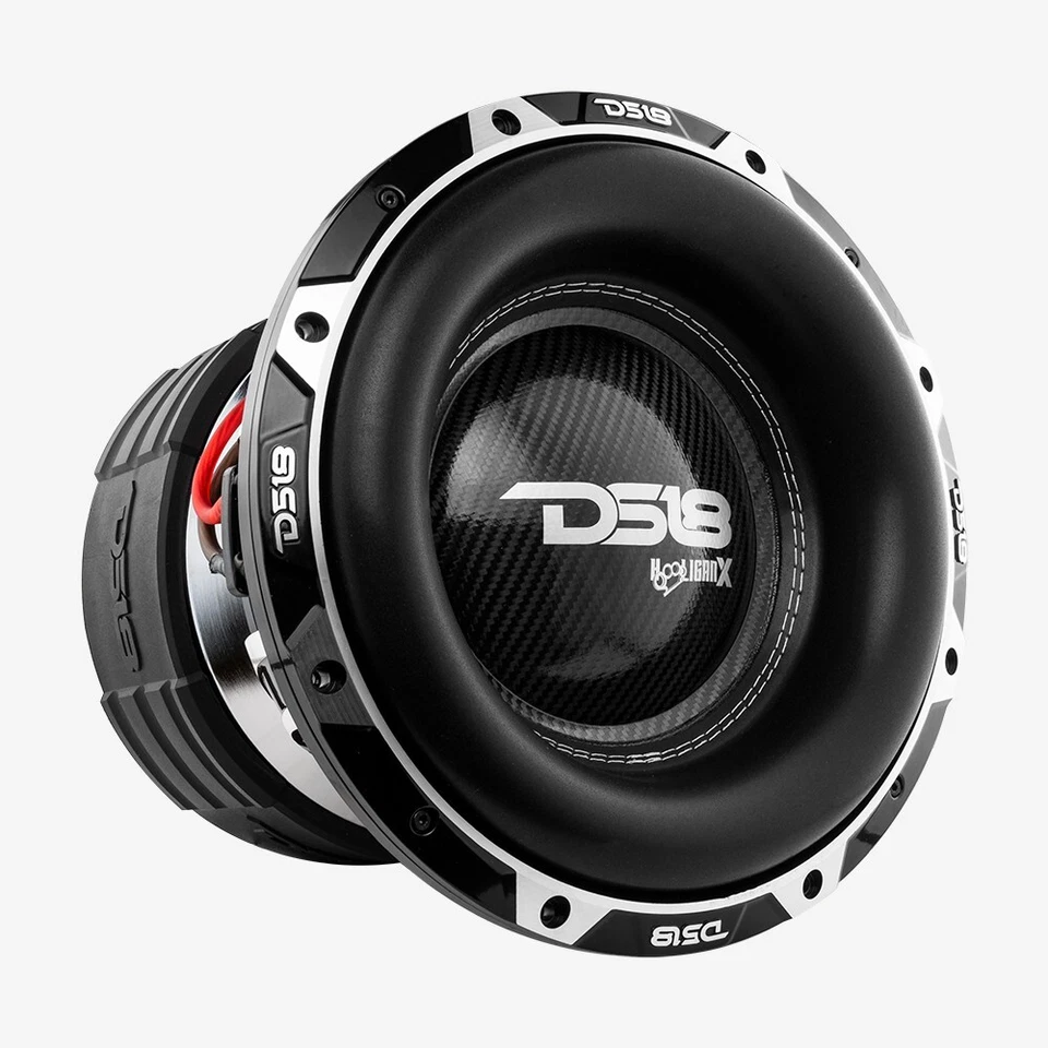 DS18 HOOL-X12.4DHE HOOLIGAN 12" High Excursion Car Subwoofer 4000 Watts Rms