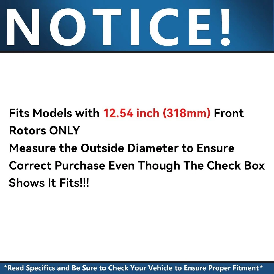4WD Front Drilled Disc Rotors + Ceramic Brake Pads for 1996-2002 Toyota 4Runner - Image 3 of 4