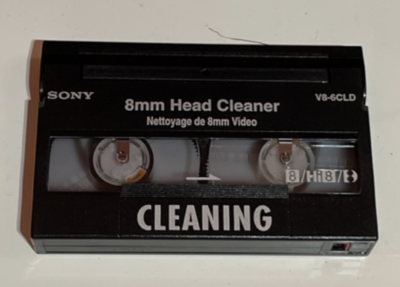 sony hi8 hi8 camcorder head cleaner