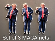 4.5" Trump Victory Dancing Fridge Magnets MAGA Dance Garbage Fun 2024 Decor Gift
