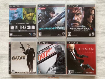 SONY PS3 Metal Gear Solid HD Edition Rising & V & 007 &  Hitman set from Japan