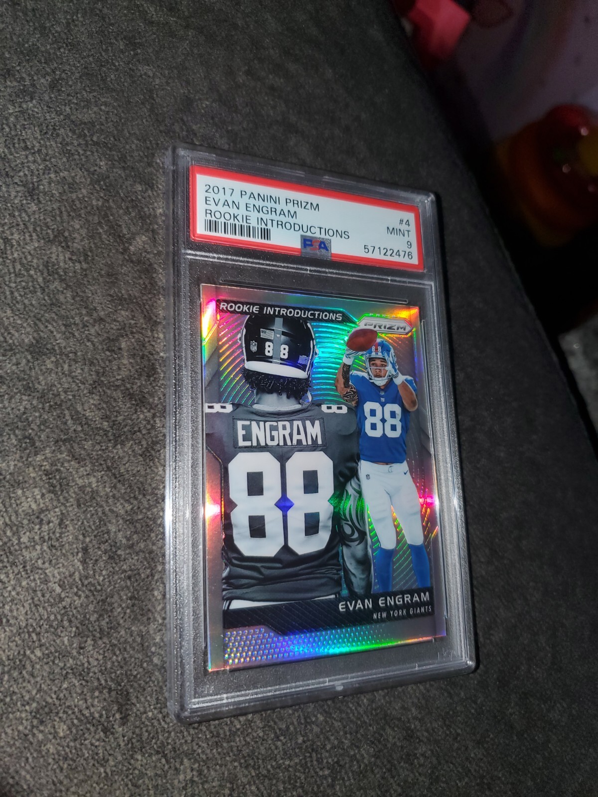 Evan Engram Panini Prizm Rookie Introductions #4 Base