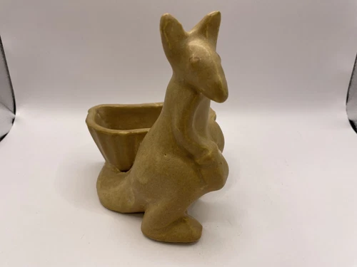 Boxing Kangaroo Planter Vintage Ceramic Niloak. Clay. By Eagle Pottery