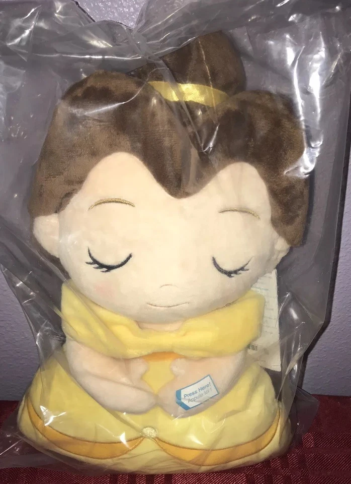 Pelúcia exclusiva 13 polegadas Princess Beauty and the Beast Cuddleez Belle Glowing - Imagem 2 de 4