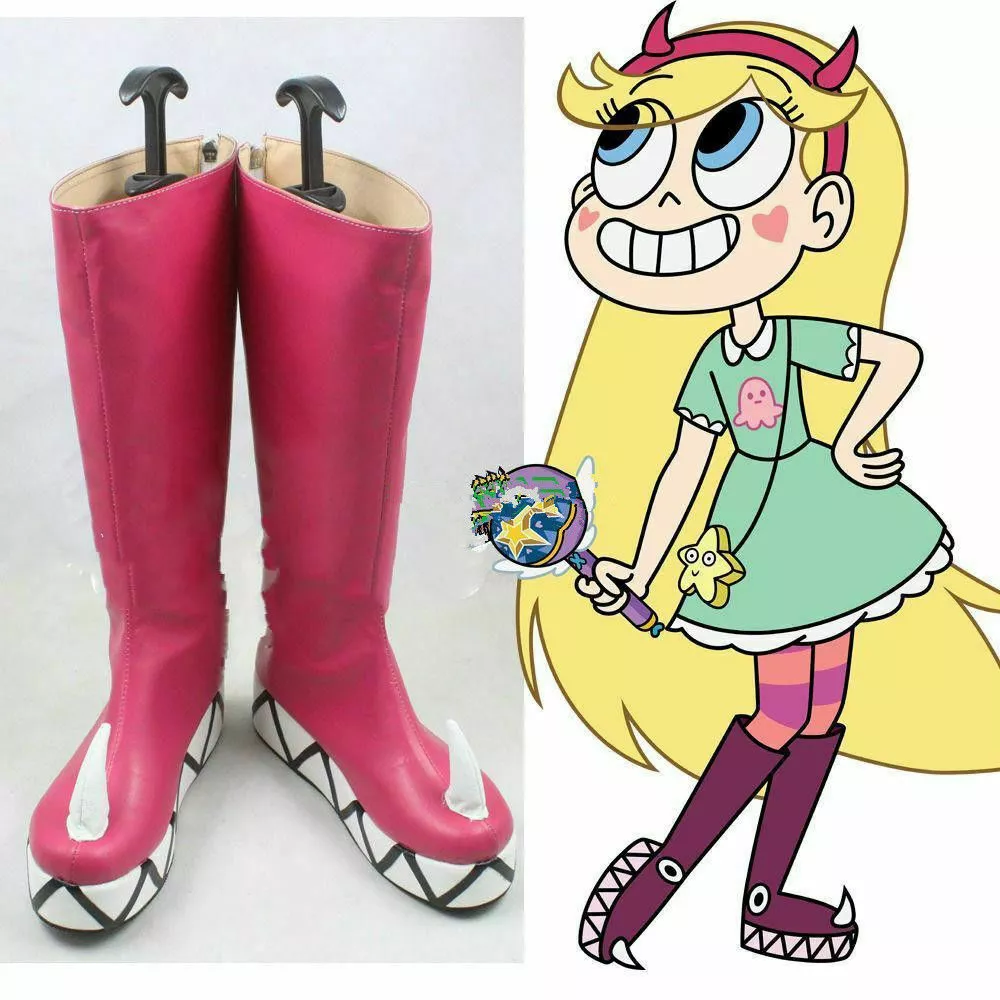 Star vs.the Forces of Evil Princess Star Butterfly Magic Cosplay Shoes Boots  | eBay