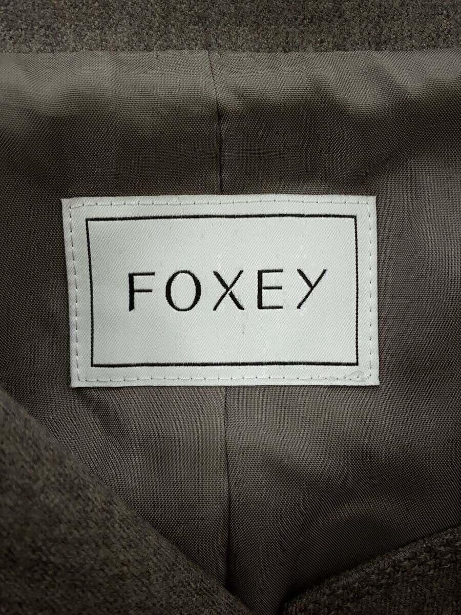 FOXEY Other Moto Jacket 38 Wool Beige Plain 39894-AJFZ401T FOXEY Other Moto Jacket 38 Wool Beige Plain 39894-AJFZ401T