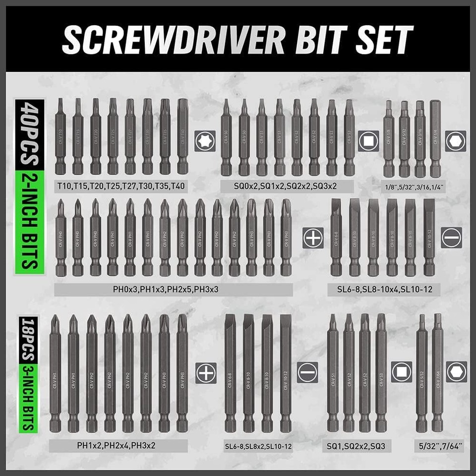 Gun Bit Set Gunsmith Screwdriver Set Gunsmithing Firearm Tools Kit 232 Bits Pro NEW ...