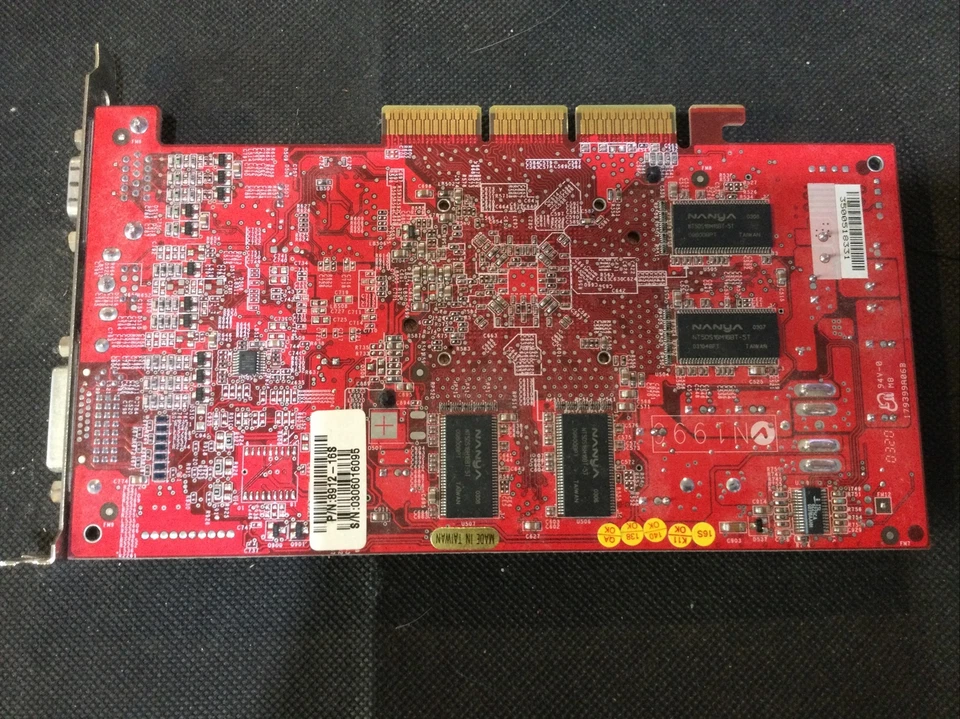 Tarjeta gráfica de video AGP | MSI Nvidia FX5600 | 128 180-10141-0000-A03 | 8912-160 Foto 3 de 3