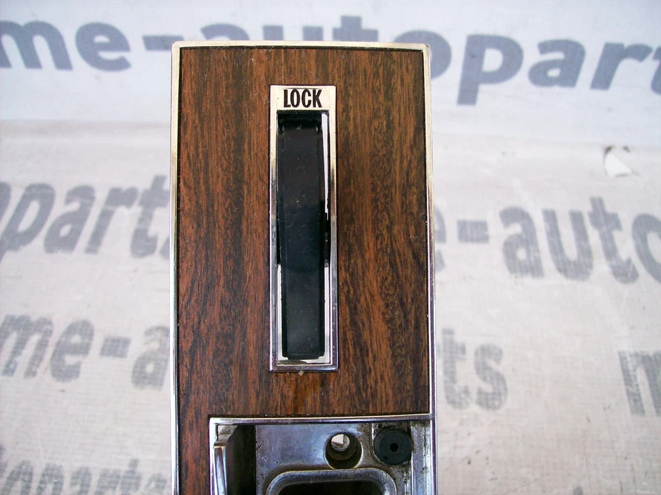 Cenicero interruptor de bloqueo trasero izquierdo Cadillac Sevilla 1976-1979 grano madera 1697102 Foto 4 de 4