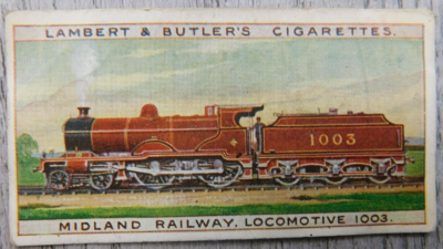 World's Locomotives Midland 7/50 Vintage Imperial Tobacco Co Trading Card