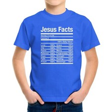 Jesus Facts Religious Studies Catholicism Toddler Kids Youth T-shirt Faith Based