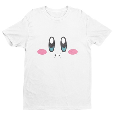 Kirby Face Classic Retro Gaming V1 Premium Unisex T Shirt | Exclusive Design