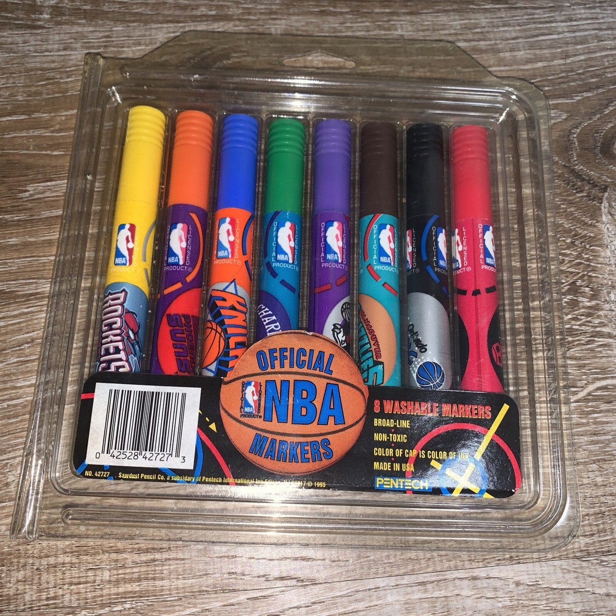 NBA RARE Vintage Official Pentech NBA Markers 1996