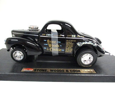 PRECISION MINIATURES STONE, WOODS & COOK SWINDLER A 1941 WILLYS GASSER - 1/18