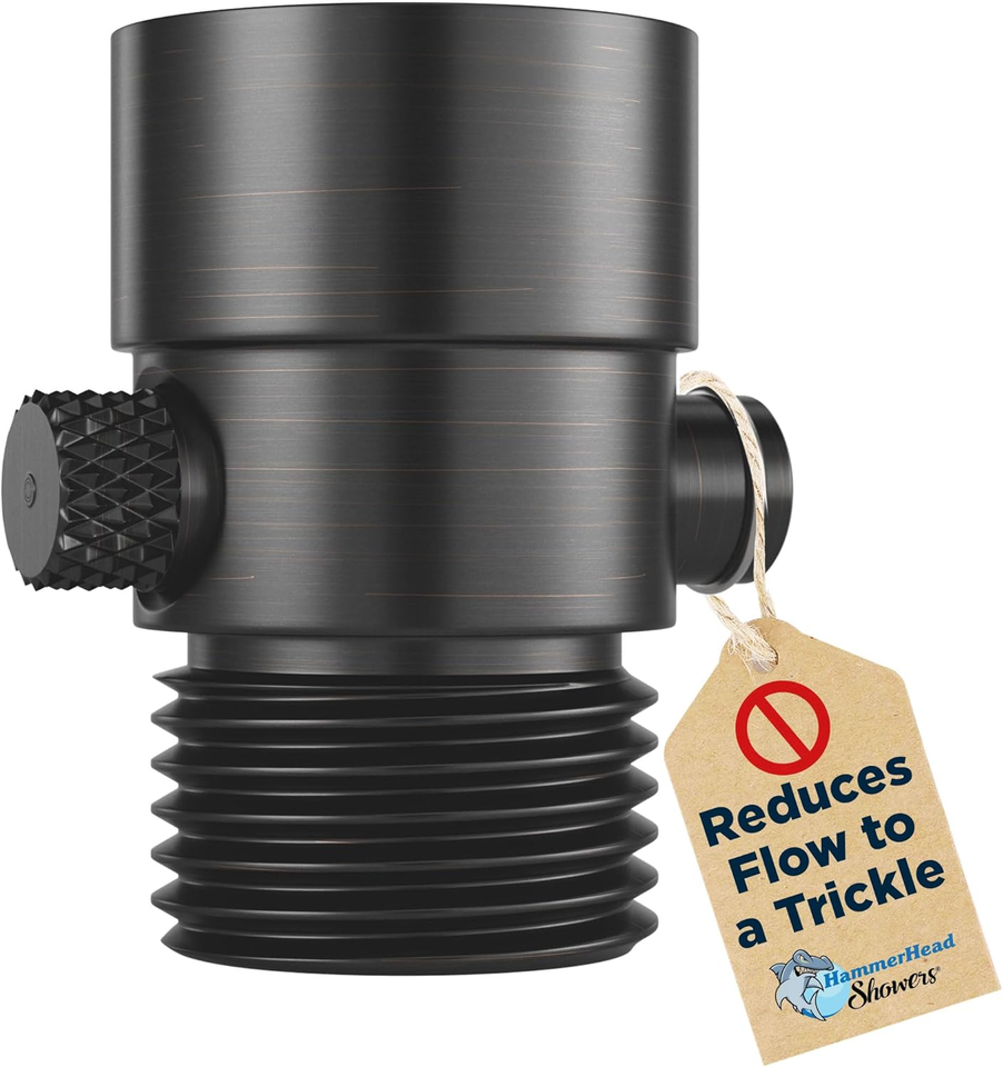 ® ALL METAL Shower Head Shut off Valve Oil Rubbed Bronze Brass