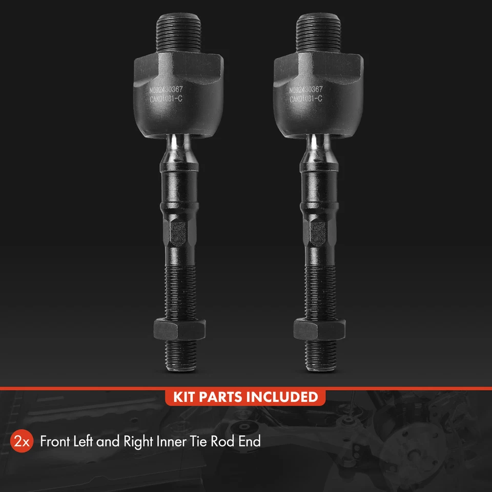 Extremo de barra de amarre interior delantero 2 piezas para Nissan GT-R 2009-2021 2023 V6 3,8 L D8521JF00A Foto 3 de 4