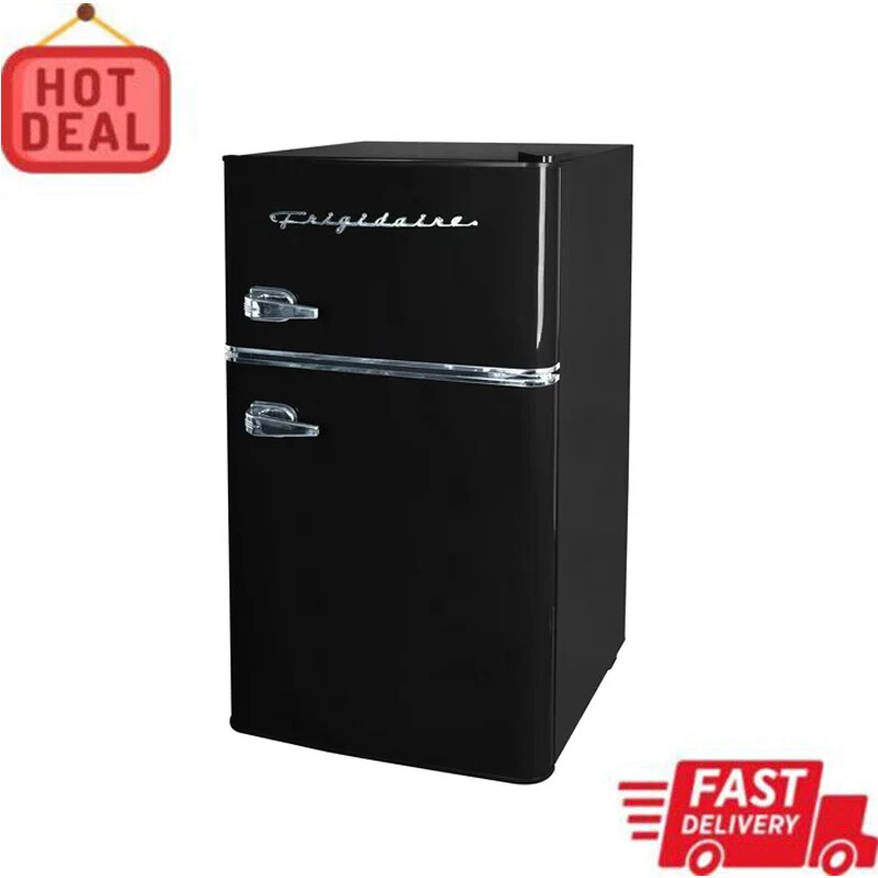 Frigidaire retro 3.2 cu ft two door mini fridge with freezer online