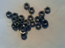 3/16" BSF  HALF [THIN] NUTS X 50  SELF COLOUR  NEW OLD STOCK