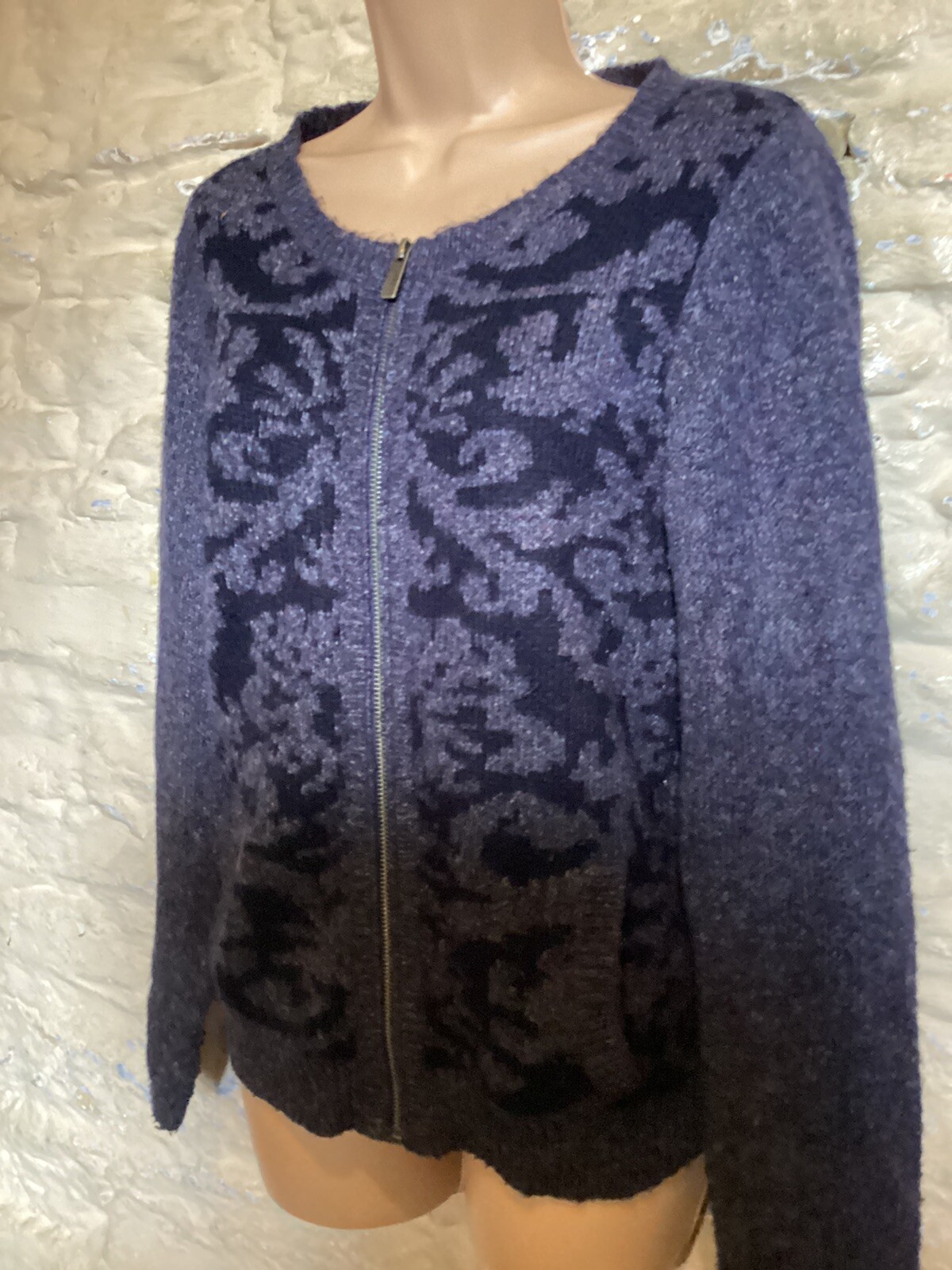 Fat Face Zipped Cardigan size 8 eBay