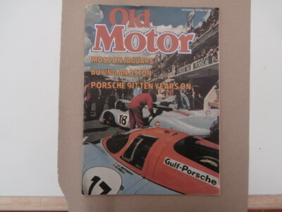 OLD MOTOR 1979.Moss on Jaguars.buying an Aston.Porsche 917.Bristol 401.RAC Rally