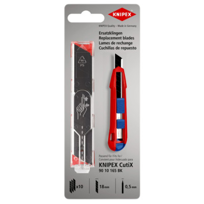 Knipex Replacement Spare Blade For CutiX  90 10 165 BK 10 Pack 90 10 165 E02