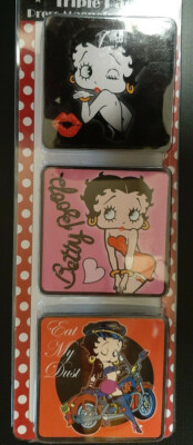 3 Talking Magnet, Betty Boop Magnete mit Sprüchen sprechendes Kühlschrank Magnet