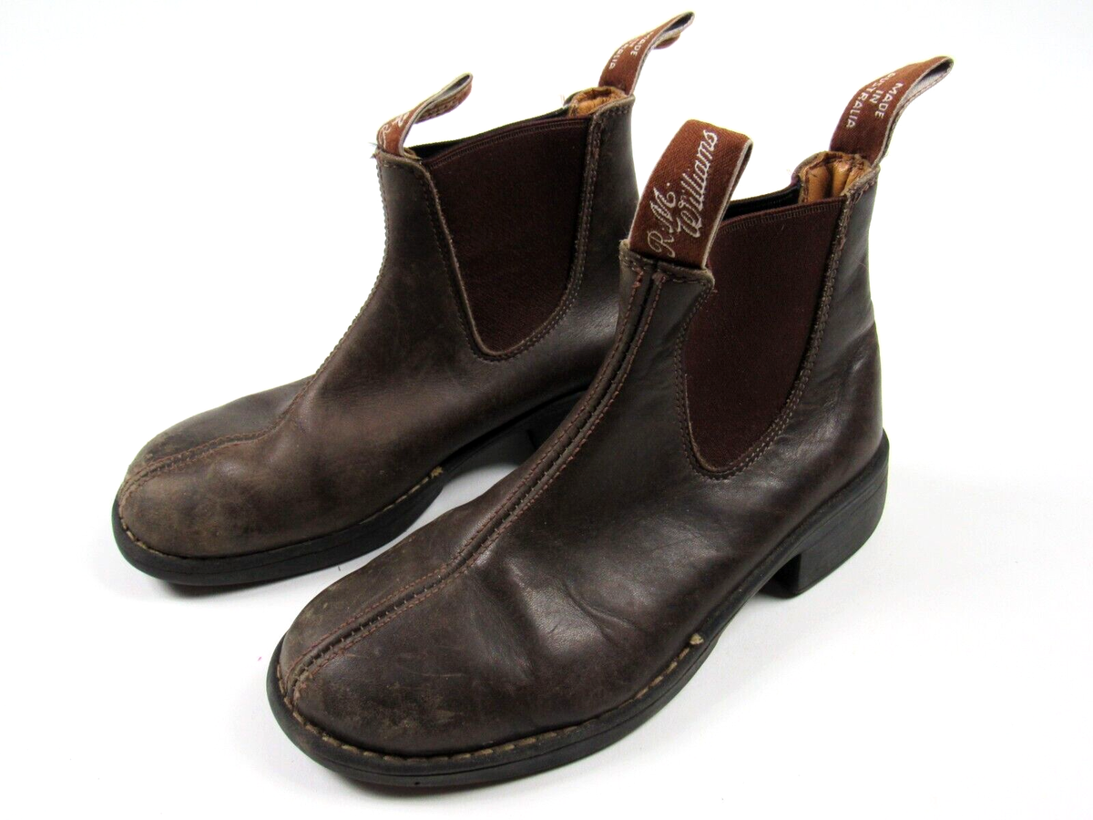 RM Williams Chestnut Brown Chelsea Boots Sz US Womens UK