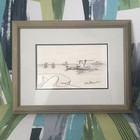 Original Eskimo Drawing Polar Bear Hunt Sequel Pic 1 - By Robert Mayokok