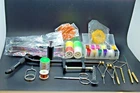 Fly Tying Tools Set, Thread, Vise, Hackle, Whip, Wire, Bodkin, Bobbin, Mylar