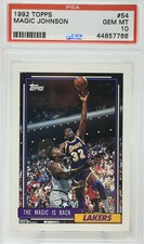 1992 Topps  #54 Magic Johnson  PSA 10