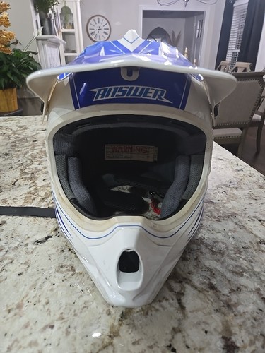 Answer Racing Blue/White Helmet/ Large - Foto 8 di 8