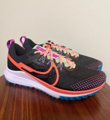 NIKE React Pegasus Trail 4 Black Magic Ember DJ6158-003 men Size 13 TRAIL Nike Pegasus Trail 4 Black Magic Ember Vivid Purple DJ6158  main image 3