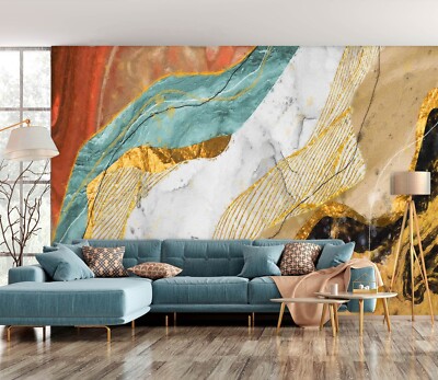 3D Colorful Background K1372 Wallpaper Mural Self-adhesive Removable Sticker Pan