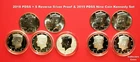 2018 & 2019 Kennedy Half Nine Coin PDSS Set wSilver/Clad Proofs + 2018 Rev Proof