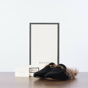 black gucci slippers