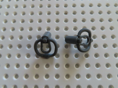 Lego 2 x Figuren Zubehör Tauchflasche Sauerstoffflasche 30091 neu dunkelgrau 