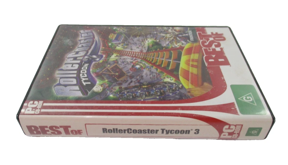Rollercoaster Tycoon 3 PC CD ROM Game G Region Free 2004 Atari No Manual Tested - Image 4 of 4