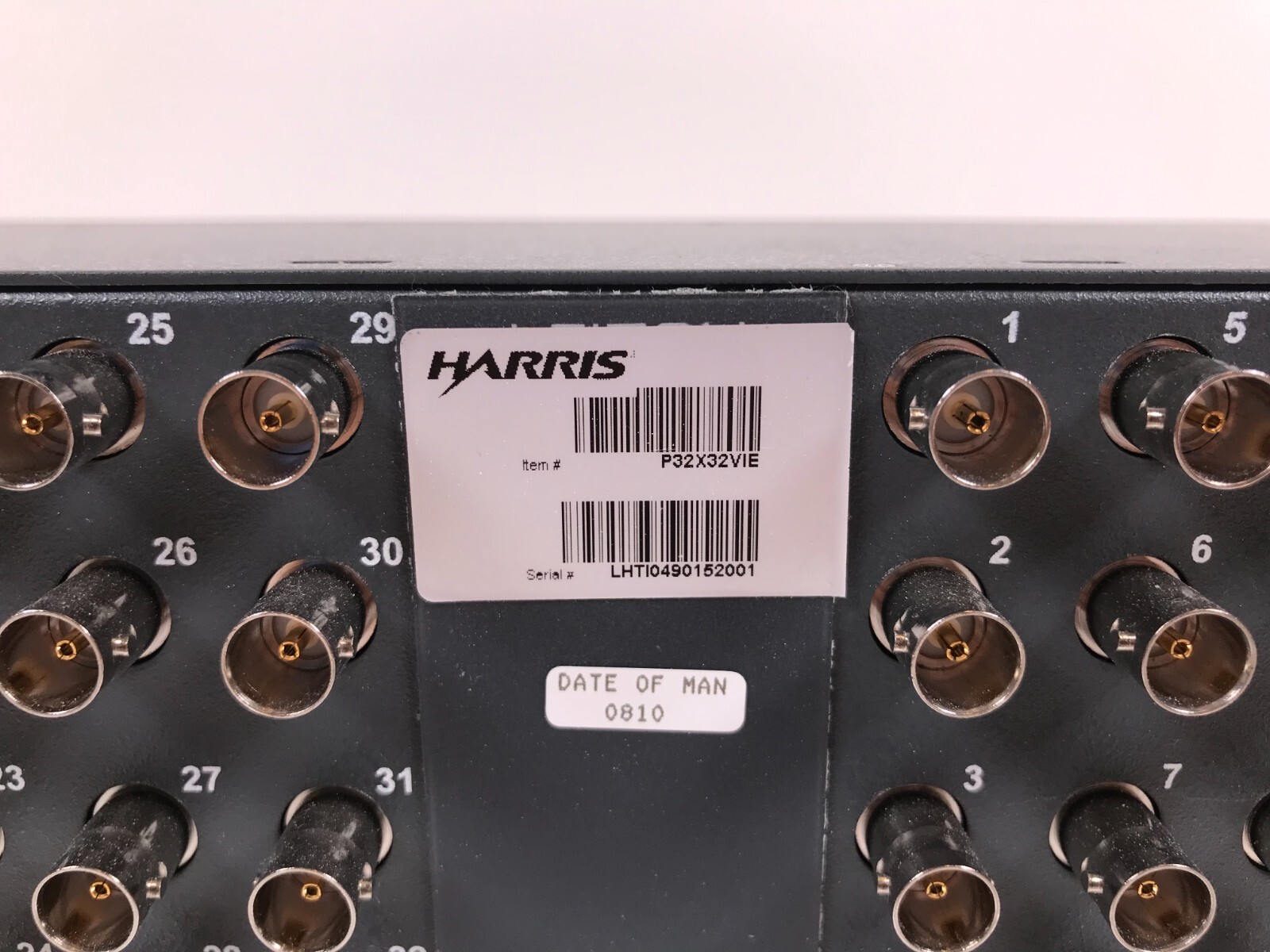 Router Harris Harris Panacea P32X32VIE Video Router 32x32 | eBay