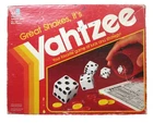 Vintage Yahtzee Board Game 1982 Complete Milton Bradley Dice Extra Score Pad
