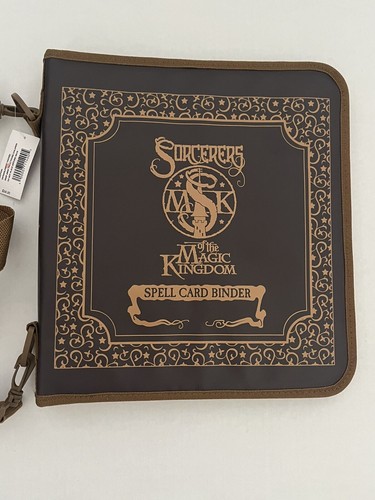 Sorcerers of the Magic Kingdom Spell Card Binder w/ strap NEW NWT - Picture 2 of 8