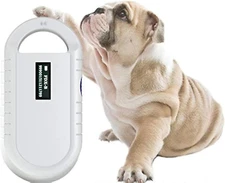 Pet ID Microchip Scanner,Universal Portable Handheld Animal Chip RFID Reader wit